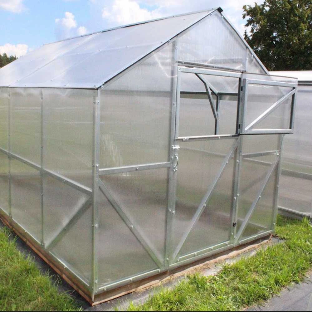 Šlaitinis šiltnamis CLASIC 2,5x8 su 4mm danga