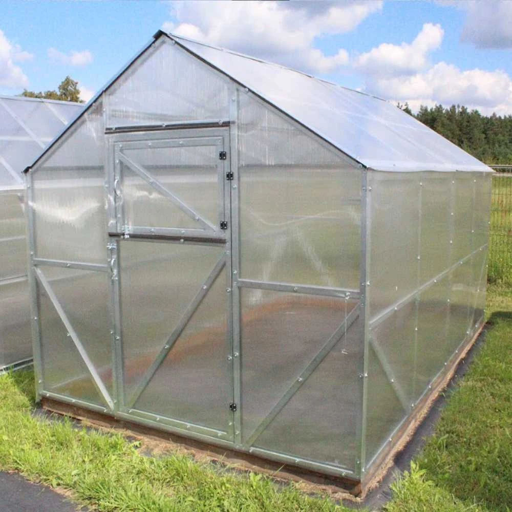 Šlaitinis šiltnamis CLASIC 2,5x8 su 6mm danga