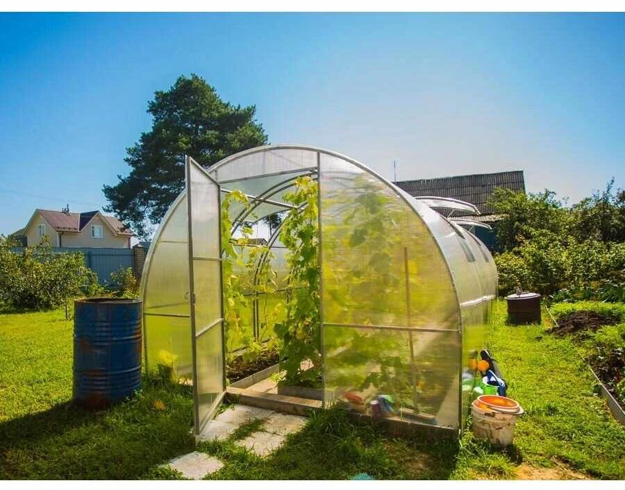 Šiltnamis AGRO TITAN (plotis 3m), Šiltnamio ilgis: Šiltnamio ilgis 4m