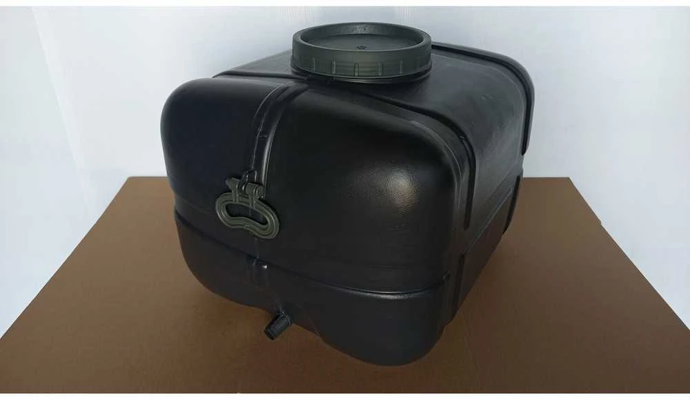 Techninė talpa horizontali, stačiakampio formos, Talpa vandeniui, kurui, chemijai: 200L
