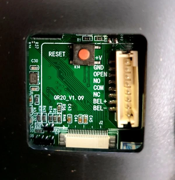 Digitalas D-QC20 kodinė klaviatūra / QR kodų ir atstuminių kortelių MIFARE 13.56MHZ skaitytuvas vidaus sąlygoms aprašymas - Prekės nuotrauka