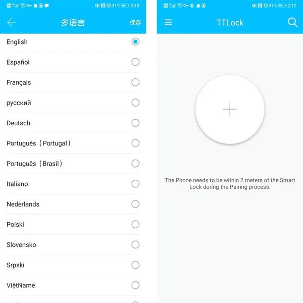 Digitalas Di-K2F TTLock Išmanioji sensorinė kodinė klaviatūra. piršto antspaudų ir 13.56 MHZ atstuminių kortelių skaitytuvas aprašymas - Prekės nuotrauka