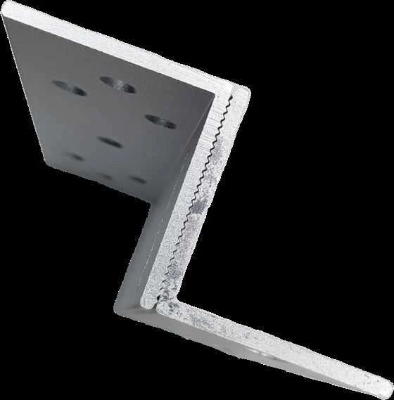 Digitalas ABK-280LED Z formos kampinis laikiklis magnetui į vidų atsidarančioms durims