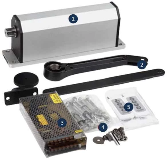 Digitalas Automatinis durų atidarymo/uždarymo įrenginys D-FORCE 03D