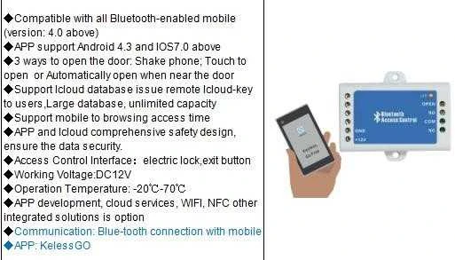 Digitalas Bluetooth valdymo modulis BC-100