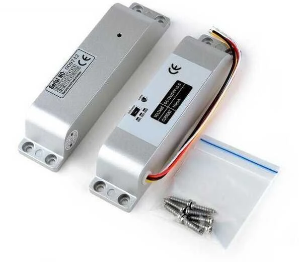 Digitalas BL-150 NO strypinė elektromechaninė spyna 12V. virštinkinio montavimo tinka aliumininėms. plastikinėms ir metalinėms durims