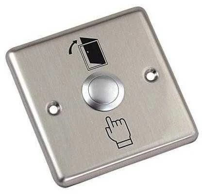Digitalas DE-03 nerūdijančio plieno išėjimo atidarymo mygtukas be pašvietimo. NO kontaktai