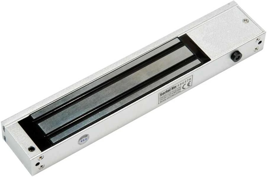 Digitalas DEM-280S elektromagnetinė spyna 280 kg jėga. 12-24V. su statuso kontaktais Com/NC/NO vidaus sąlygoms