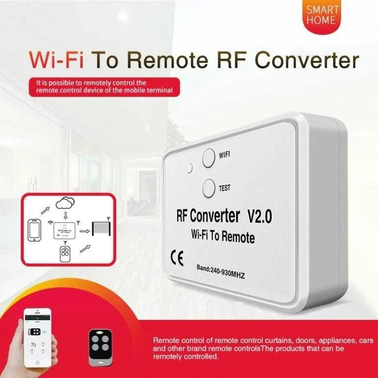 Digitalas Distancinio valdymo siųstuvas WIFI-TO-REMOTE-6956 automatikos valdymui per telefoną