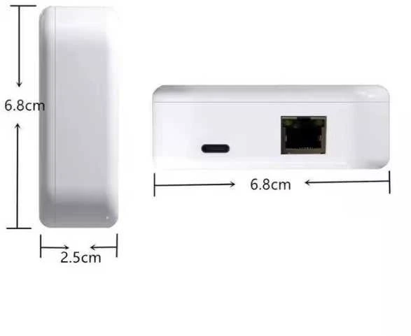 Digitalas G3+PoE TTLock Bluetooth-RJ45 valdiklis prie išmanių spynų TTLock