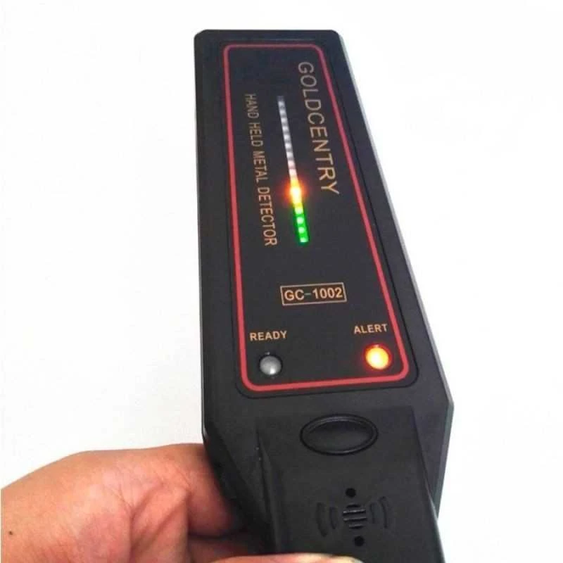 Digitalas GoldCentry GC-1002 profesionalus kompaktiškas rankinis metalo detektorius