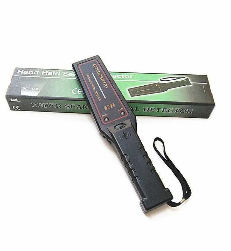Digitalas GoldCentry GC-1002 profesionalus kompaktiškas rankinis metalo detektorius