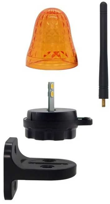 Digitalas JD-06 LED signalinė lempa. universali įtampa AC/DC 12V-265V