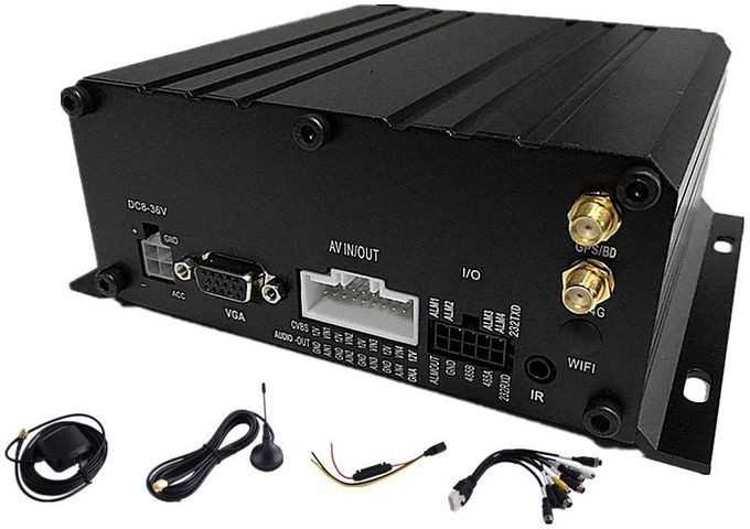 Digitalas MDVR-4F3AHD profesionalus kompaktiškas automobilinis vaizdo registratorius