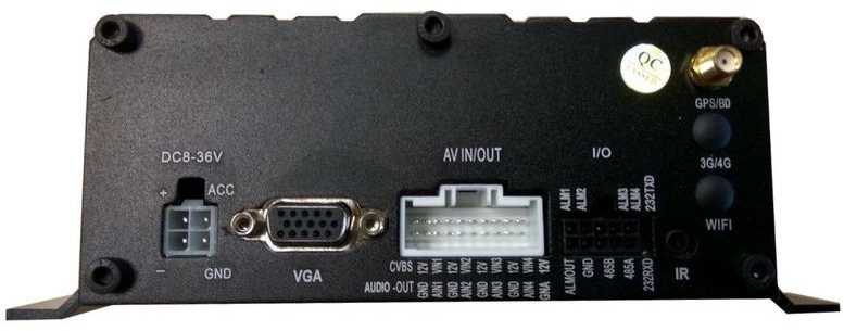 Digitalas MDVR-4F3AHD profesionalus kompaktiškas automobilinis vaizdo registratorius