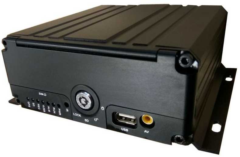 Digitalas MDVR-4F3AHD profesionalus kompaktiškas automobilinis vaizdo registratorius