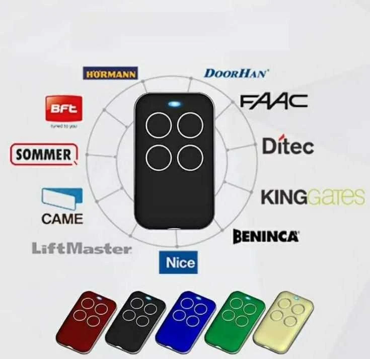 Digitalas MULTI-RW-300-868Mhz distancinio valdymo RW (įrašomas) kopijuojantis raudonas pultelis. kopijuoja pastovų ir kintamą kodus
