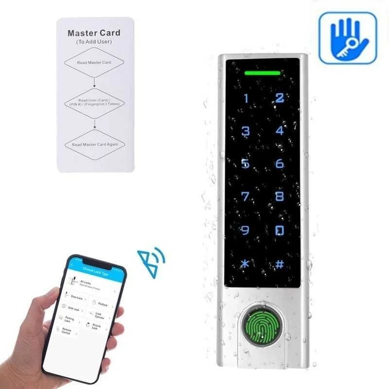 Digitalas Praėjimo kontrolės komplektas kodinė klaviatūra Di-HF3-BLE +YM-280W Lauko sąlygoms