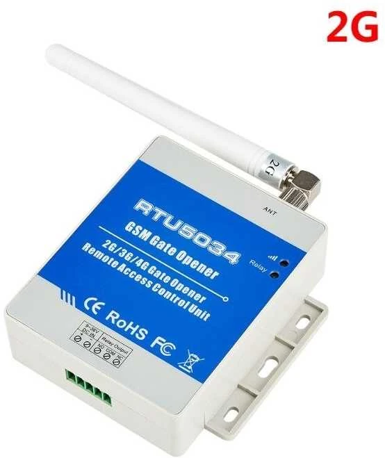 Digitalas RTU5034 GSM valdymo modulis įrenginių valdymui. šlagbaumo (kelio užtvaro). vartų automatikos