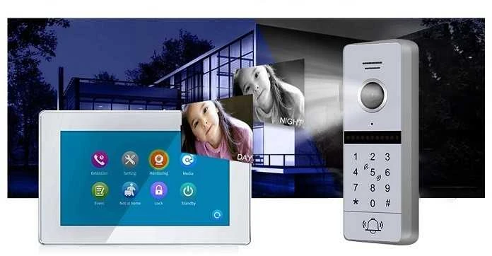 Digitalas Vaizdo telefonspynės juodos spalvos monitorius VID-730WI-FI-B