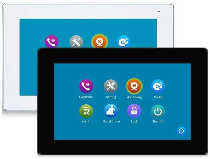 Digitalas Vaizdo telefonspynės komplektas su WIFI funkcija VID-730WI-FI-B ir D3CODE-W