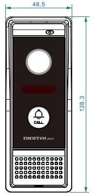 Vaizdo telefonspynės iškvietimo modulis DIGITALas VID-D2S