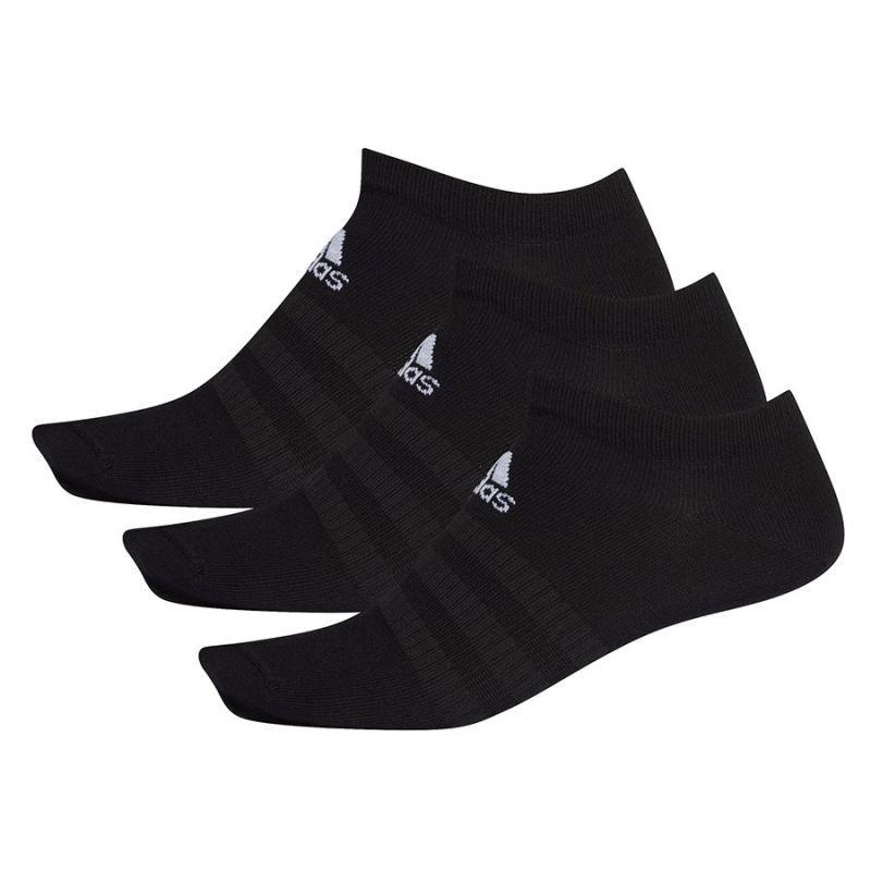 ADIDAS Unisex LIGHT LOW 3PP -Socks BLACK/BLACK/BLACK