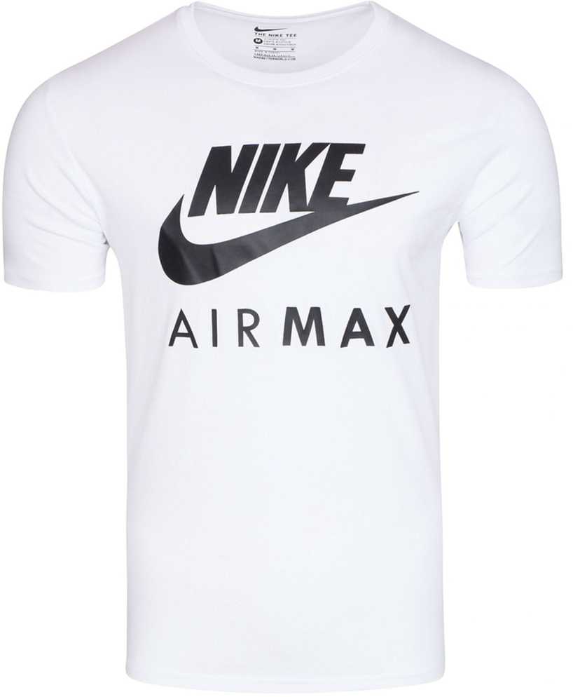 Nike Air Max Logo Mens Baltas T Shirt 