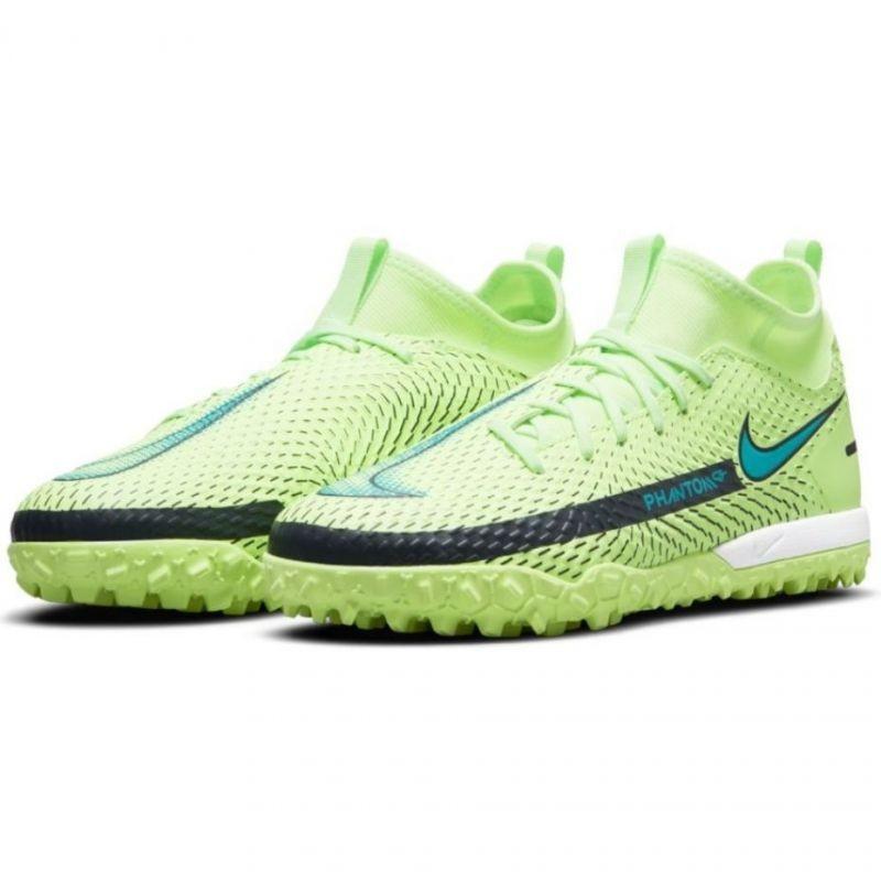 Nike Phantom GT Academy DF TF Jr CW6695 303 football shoe | Varle.lt