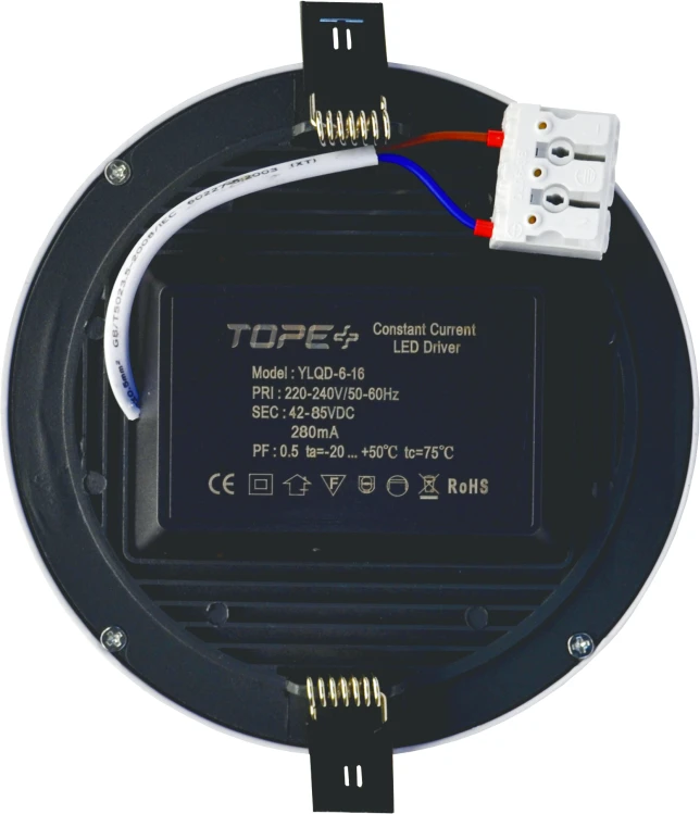 Įmontuojama apvali LED panelė "SPLIT" 16W-3000K