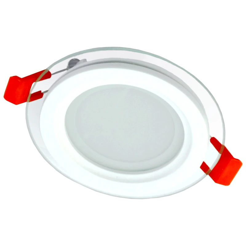 Įmontuojamas apvalus LED šviestuvas su stiklu "VESTA" 6W