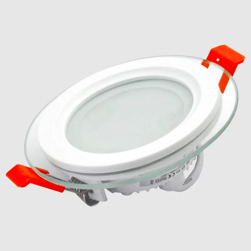 Įmontuojamas apvalus LED šviestuvas su stiklu "MODOLED" 6W