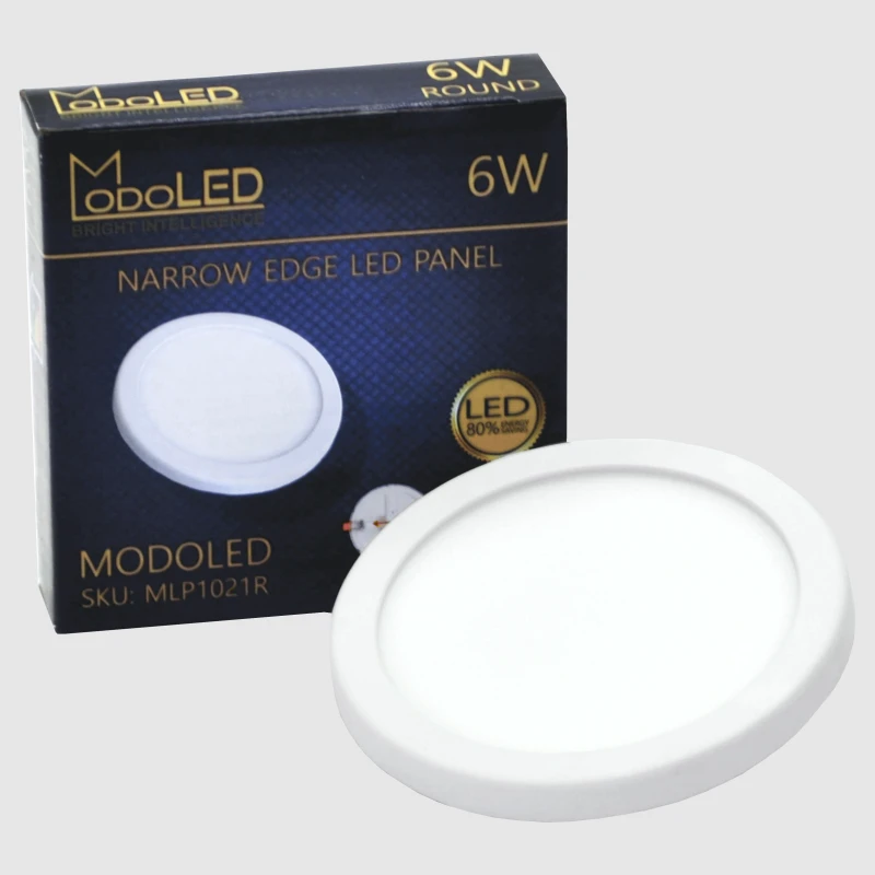 None Įmontuojamas apvalus LED šviestuvas su susiaurėjančiais kraštais "MODOLED" 6W