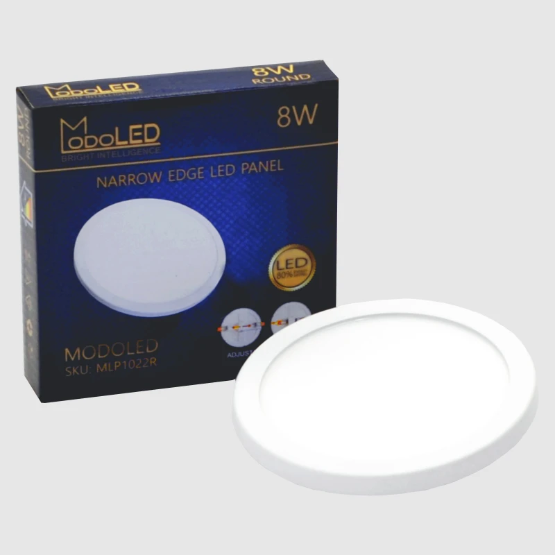 None Įmontuojamas apvalus LED šviestuvas su susiaurėjančiais kraštais "MODOLED" 8W