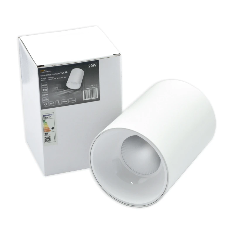 TOPE Lubinis baltas LED šviestuvas "TULSA" 20W
