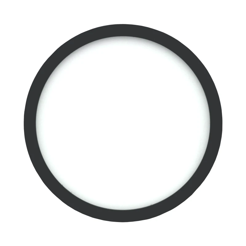 Lubinis šviestuvas TOPE Paviršinis apvalus juodas LED šviestuvas "MODENA" 22W-3000K
