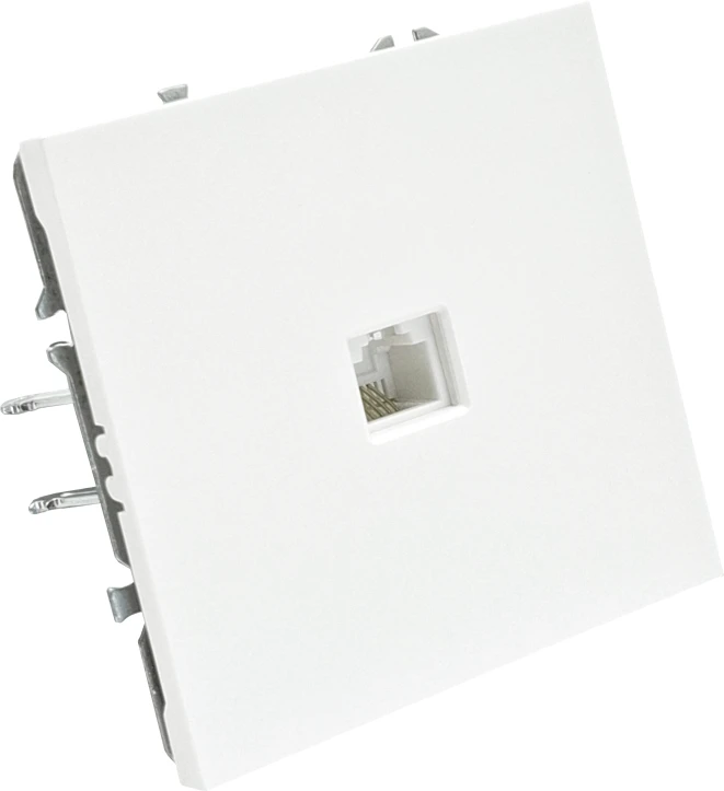 Tope Lighting Baltas telefono lizdas "BORA" (be rėmelio)