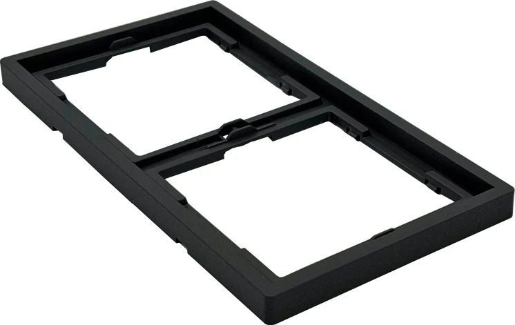 Tope Lighting Dviejų vietų vertikalus juodas rėmelis "BORA"