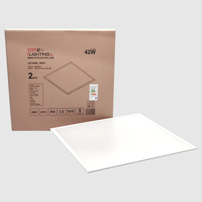 Įmontuojama kvadratinė LED panelė "MESA" 40W-4000K UGR