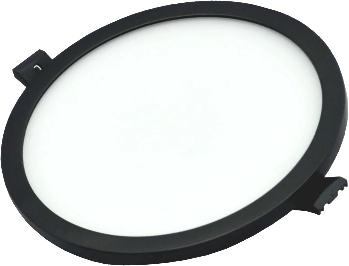 Tope Lighting Įmontuojamas apvalus juodas LED šviestuvas "SPLIT" 16W-4000K