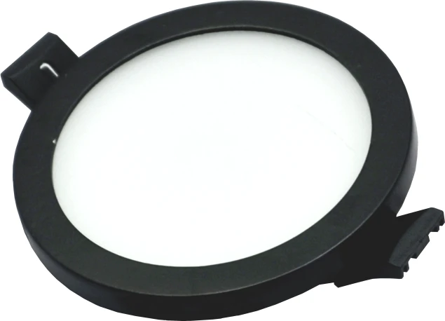 Tope Lighting Įmontuojamas apvalus juodas LED šviestuvas "SPLIT" 8W-4000K