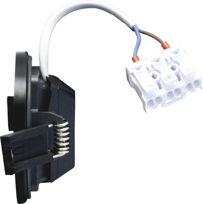 Tope Lighting Įmontuojamas apvalus juodas LED šviestuvas "SPLIT" 5W-4000K