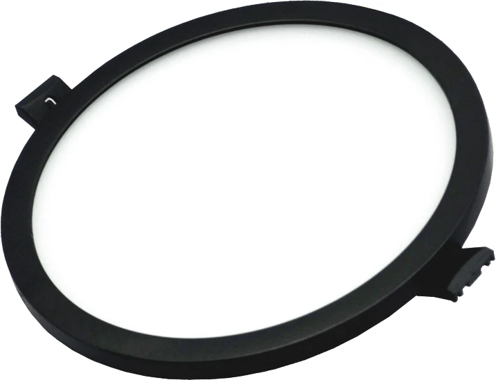 Tope Lighting Įmontuojamas apvalus juodas LED šviestuvas "SPLIT" 22W-4000K