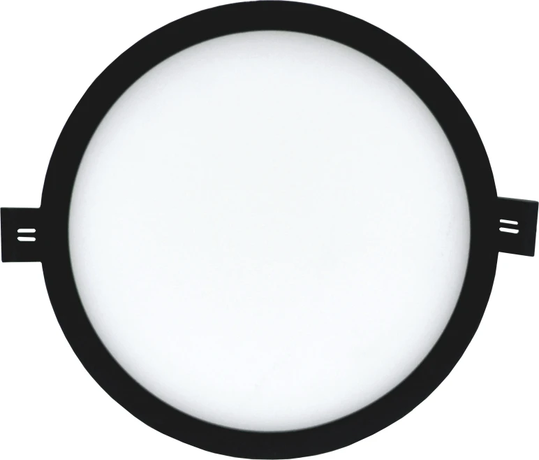 Tope Lighting Įmontuojamas apvalus juodas LED šviestuvas "SPLIT" 22W-4000K