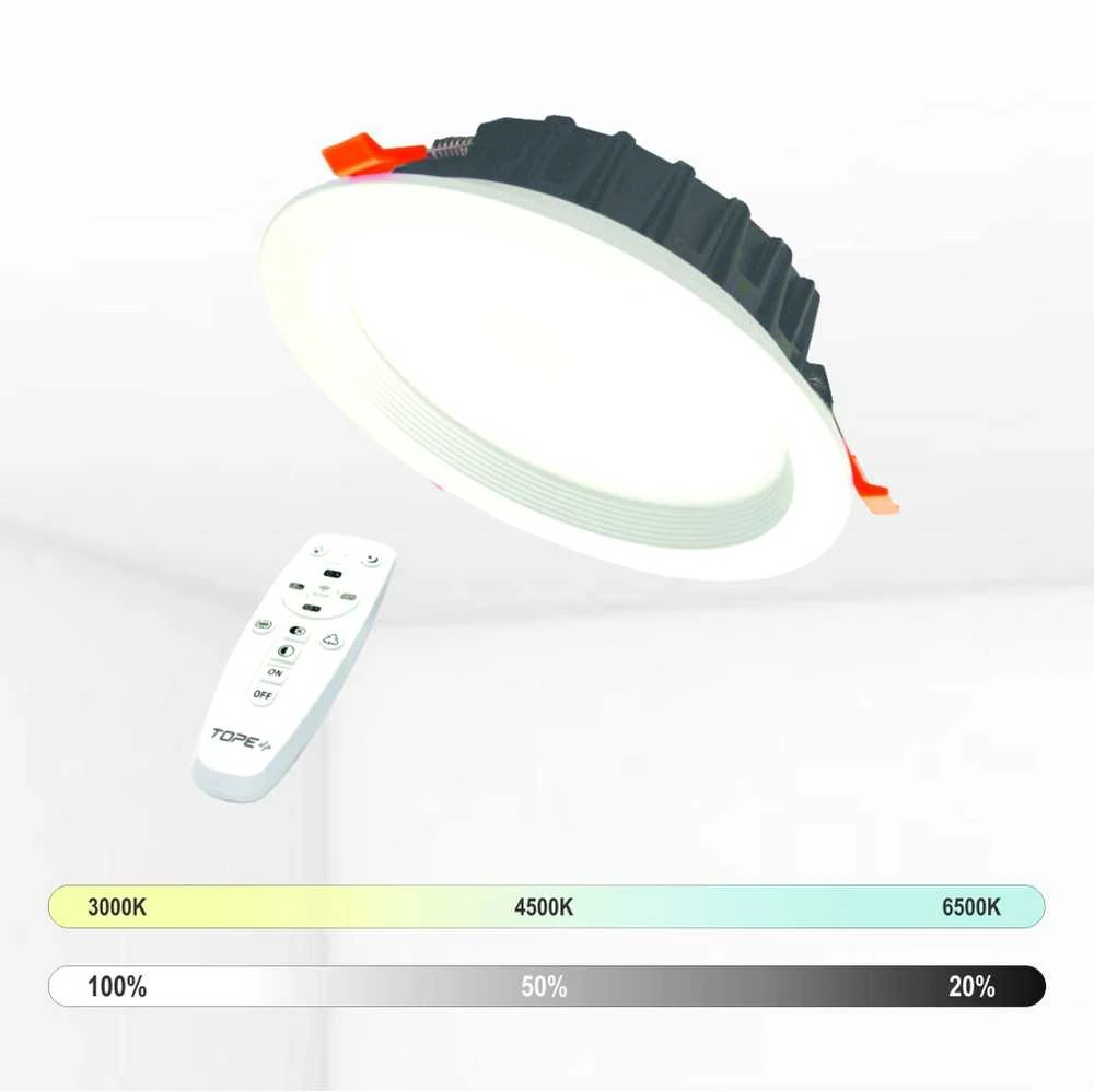 Įmontuojamas apvalus LED šviestuvas "BERN" 18W
