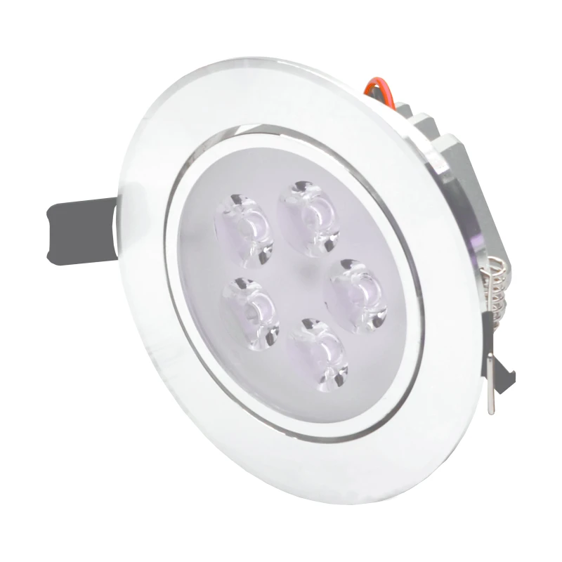 Įmontuojamas apvalus metalinis LED šviestuvas "LENS" 5W