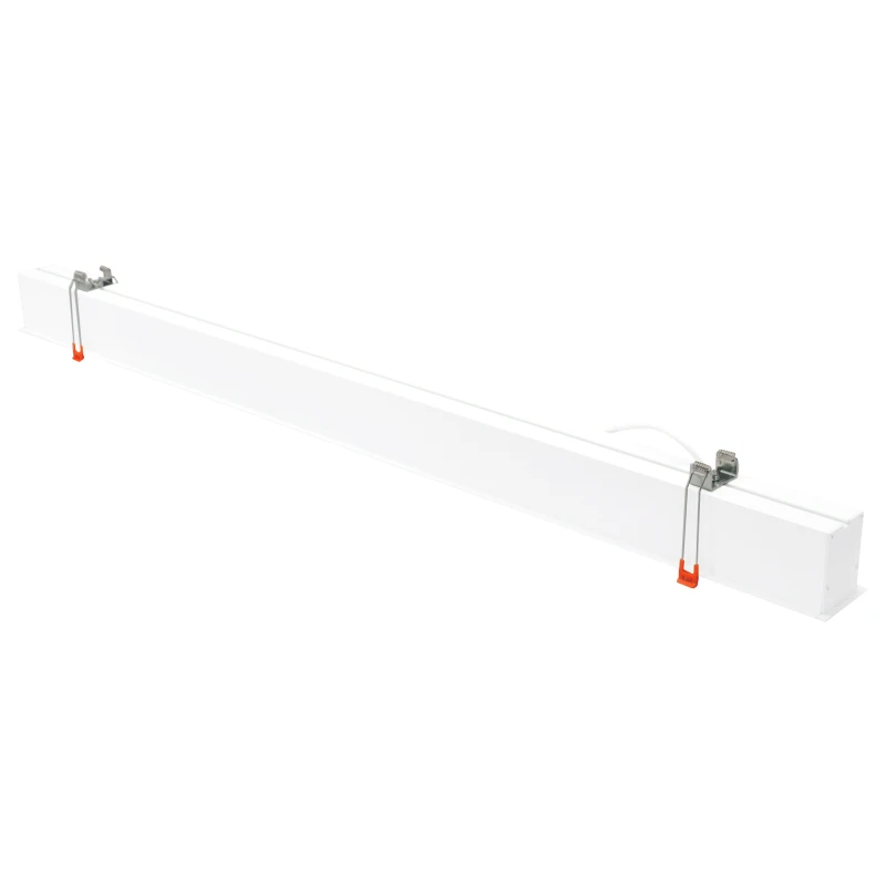 Įmontuojamas pailgas baltas LED šviestuvas "ESNA" 72W