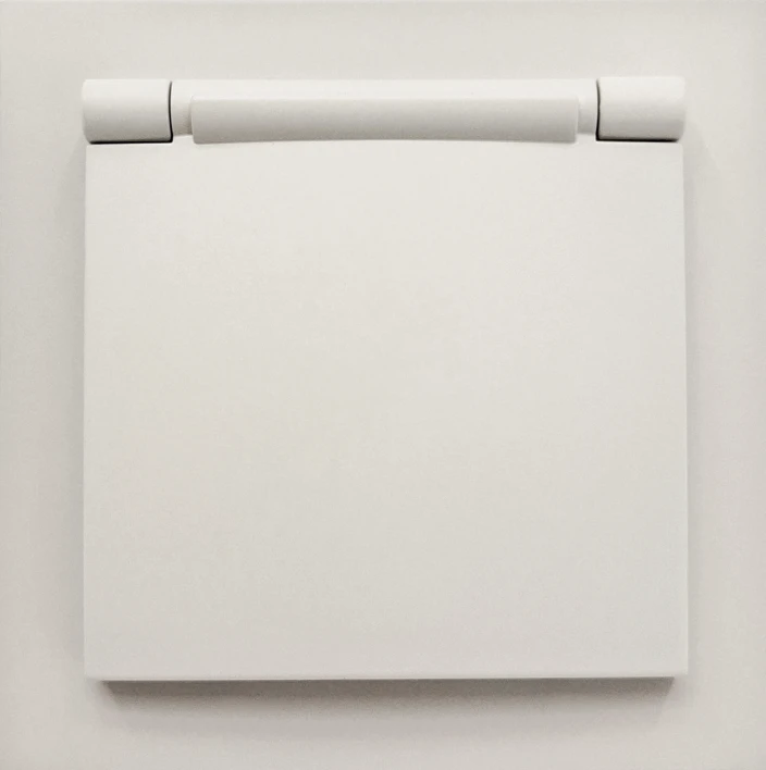Tope Lighting Kreminis kištukinis lizdas su dangteliu IP44 "BORA" (su įžeminimu, be rėmelio)