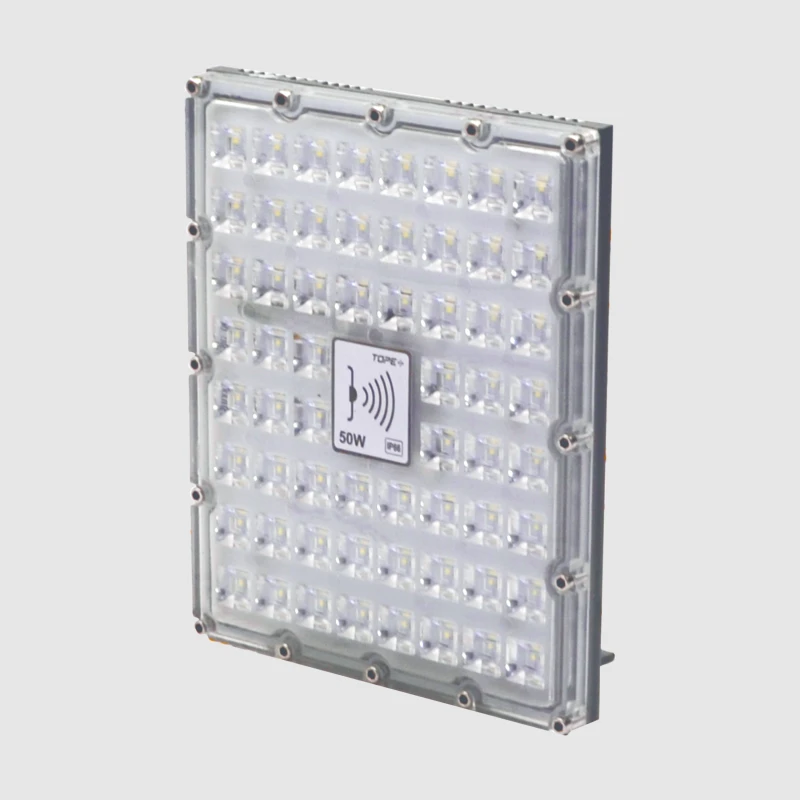 LED lauko prožektorius su mikrobangų sensoriumi "BRENTSENS" 50W