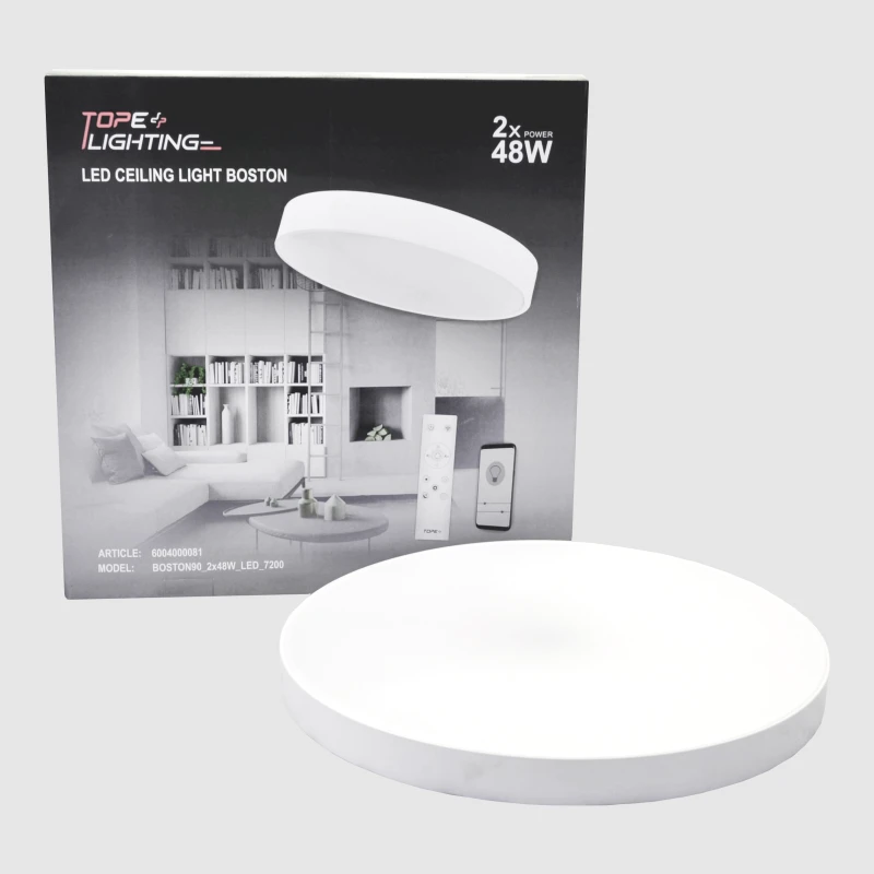Lubinis šviestuvas TOPE Lubinis baltas LED šviestuvas "BOSTON" 2x48W